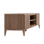 Koppar Media Cabinet with 2 Doors &amp; Removable Shelf