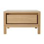 Solid Bedside Table - Oak