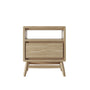 Twist Side Table - Oak